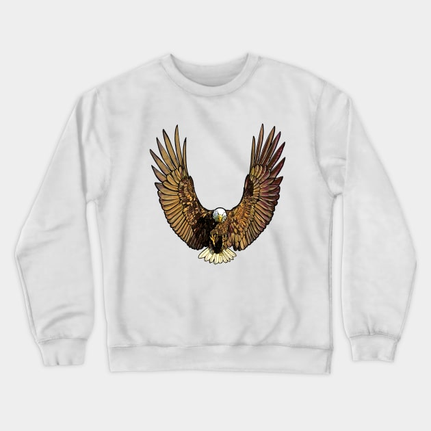 The Eagle Crewneck Sweatshirt by AlcantaraArt